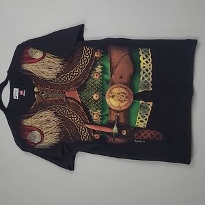 Vintage Disney Parks Brave Celtic Warrior sword graphic tshirt Irish